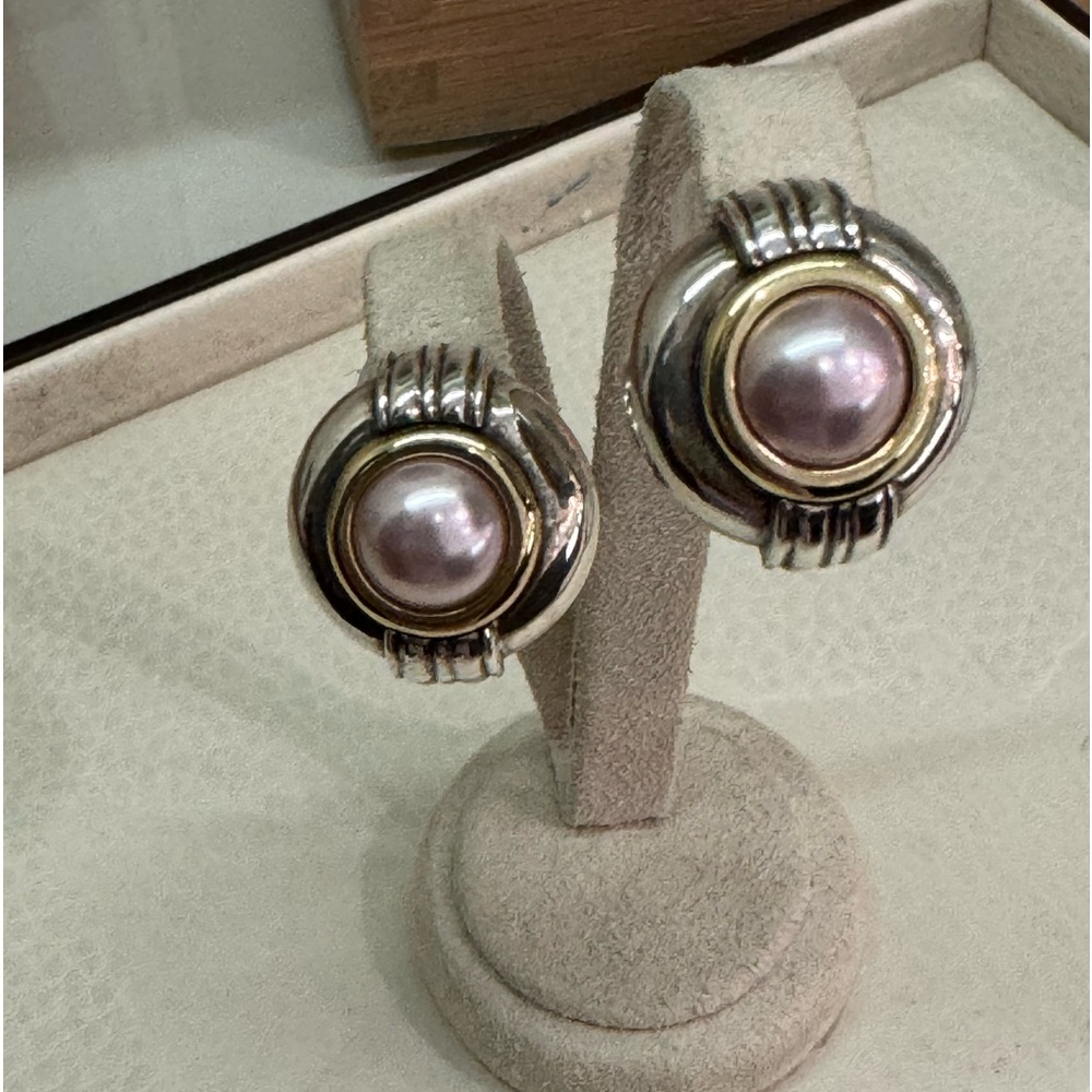 ORBIS interchangeable sphere jewelry earrings sterling and 14k gold